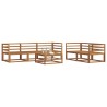 Ensemble de canapés d'extérieur 6 pcs Naturel 620781620781