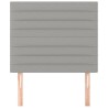 Tête de lit Gris clair 100x5x118/128 cm Tissu 620782620782