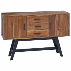 Meuble TV Naturel 110 x 30 x 75 cm Bois de teck massif 620783620783