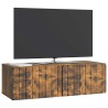 Meuble TV mural 98 x 41 x 30 cm Chêne fumé Bois d'ingénierie 620784620784