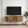 Meuble TV mural 98 x 41 x 30 cm Chêne fumé Bois d'ingénierie 620784620784