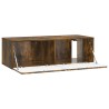 Meuble TV mural 98 x 41 x 30 cm Chêne fumé Bois d'ingénierie 620784620784