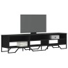 Meuble TV noir 180x34x41 cm bois d'ingénierie 620786620786