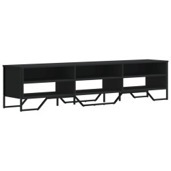 Meuble TV noir 180x34x41 cm bois d'ingénierie 620786620786