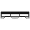 Meuble TV noir 180x34x41 cm bois d'ingénierie 620786620786