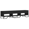 Meuble TV noir 180x34x41 cm bois d'ingénierie 620786620786
