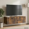 Meuble TV mural Chêne fumé 98 x 41 x 30 cm Bois d'ingénierie 620787620787