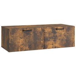 Meuble TV mural Chêne fumé 98 x 41 x 30 cm Bois d'ingénierie 620787620787