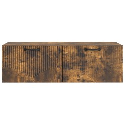Meuble TV mural Chêne fumé 98 x 41 x 30 cm Bois d'ingénierie 620787620787