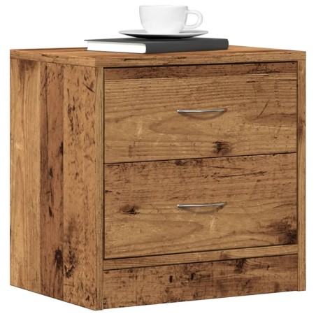 Table de chevet vieux bois 40x30x40 cm bois d'ingénierie 620788620788
