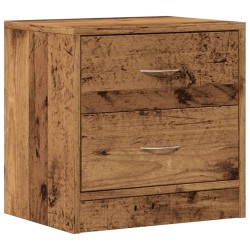 Table de chevet vieux bois 40x30x40 cm bois d'ingénierie 620788620788
