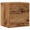 Table de chevet vieux bois 40x30x40 cm bois d'ingénierie 620788620788
