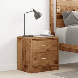 Table de chevet vieux bois 40x30x40 cm bois d'ingénierie 620788620788