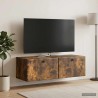 Meuble TV mural 98 x 41 x 30 cm Chêne fumé Bois d'ingénierie 620789620789