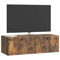 Meuble TV mural 98 x 41 x 30 cm Chêne fumé Bois d'ingénierie 620789620789