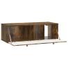Meuble TV mural 98 x 41 x 30 cm Chêne fumé Bois d'ingénierie 620789620789