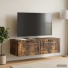 Meuble TV mural Chêne fumé 98 x 41 x 30 cm Bois d'ingénierie 620792620792