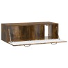 Meuble TV mural Chêne fumé 98 x 41 x 30 cm Bois d'ingénierie 620792620792