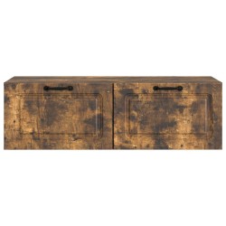 Meuble TV mural Chêne fumé 98 x 41 x 30 cm Bois d'ingénierie 620792620792