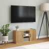 Meuble TV ODDA 79x24x40 cm bois massif pin 620794620794