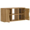 Meuble TV ODDA 79x24x40 cm bois massif pin 620794620794