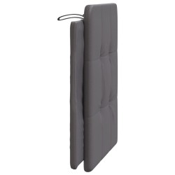 Coussin de tête de lit Zadar gris 80 cm similicuir 620797620797