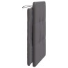 Coussin de tête de lit Zadar gris 80 cm similicuir 620797620797