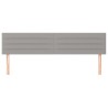 Têtes de lit Gris clair 200x5x78/88 cm Tissu 620804620804