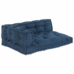 Coussin de canapé sur palette 3 pcs Indigo 120 x 80 x 38 cm 620806620806