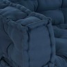 Coussin de canapé sur palette 3 pcs Indigo 120 x 80 x 38 cm 620806620806