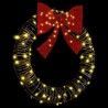Couronne avec 80 LED Blanc chaud 90 x 90 x 9 cm Rotin 620807620807