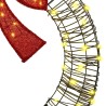 Couronne avec 80 LED Blanc chaud 90 x 90 x 9 cm Rotin 620807620807