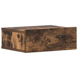 Table de chevet flottante Chêne fumé 40x30x15 cm 620810620810