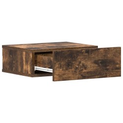 Table de chevet flottante Chêne fumé 40x30x15 cm 620810620810