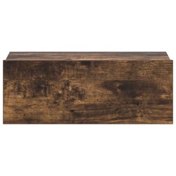Table de chevet flottante Chêne fumé 40x30x15 cm 620810620810
