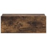 Table de chevet flottante Chêne fumé 40x30x15 cm 620810620810