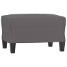Ensemble de canapés 3 pcs avec coussins Gris Similicuir 620816620816