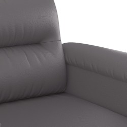 Ensemble de canapés 3 pcs avec coussins Gris Similicuir 620816620816