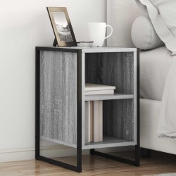 Table de chevet Gris Sonoma 39.5 x 30 x 50 cm Bois d'ingénierie 620819620819