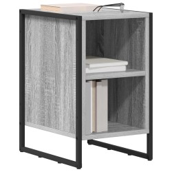 Table de chevet Gris Sonoma 39.5 x 30 x 50 cm Bois d'ingénierie 620819620819