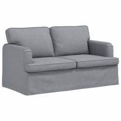 Ensemble de Canapés 2 pcs Gris clair 144 x 80 x 85 cm tissu 620821620821