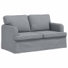 Ensemble de Canapés 2 pcs Gris clair 144 x 80 x 85 cm tissu 620821620821