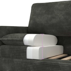Ensemble de Canapés 2 pcs Anthracite Polyester 620822620822