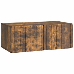 Meuble TV mural 78,5 x 41 x 30 cm Chêne fumé Bois d'ingénierie 620828620828
