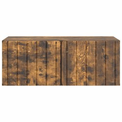 Meuble TV mural 78,5 x 41 x 30 cm Chêne fumé Bois d'ingénierie 620828620828