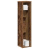 Meuble de salle de bain avec porte-rouleau en bois ancien 20,5 x 20 x 90 cm 620830620830
