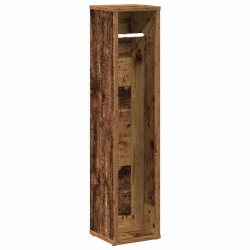 Meuble de salle de bain avec porte-rouleau en bois ancien 20,5 x 20 x 90 cm 620830620830
