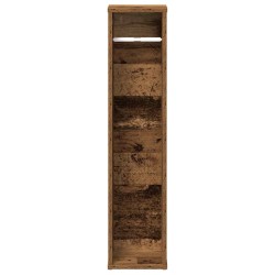Meuble de salle de bain avec porte-rouleau en bois ancien 20,5 x 20 x 90 cm 620830620830