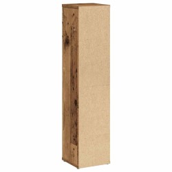 Meuble de salle de bain avec porte-rouleau en bois ancien 20,5 x 20 x 90 cm 620830620830