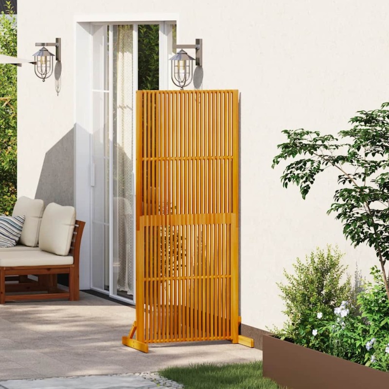 Paravent d'intérieur/extérieur 180,5 cm en bois d'acacia massif 620831620831